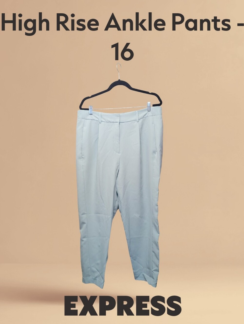 High-Rise Ankle Pants in Mint